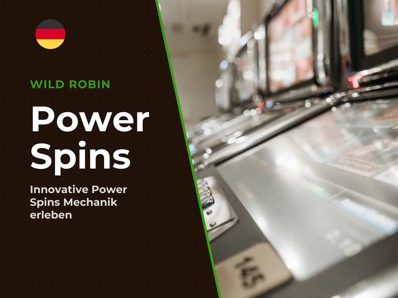 Power Spins, Freispiel-Ersatz und Risiko-Funktion. Im