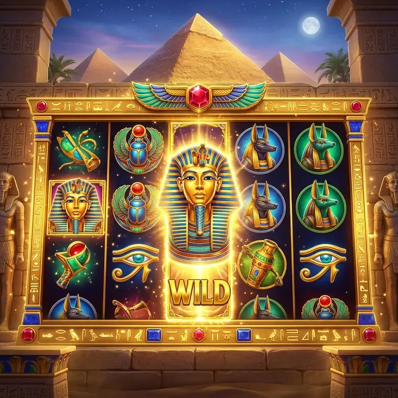 Lucky Pharaoh Wild spielen Demo, Echtgeld