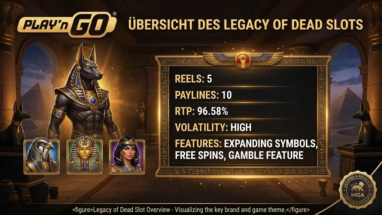 Legacy of Dead Slot von Play'n GO