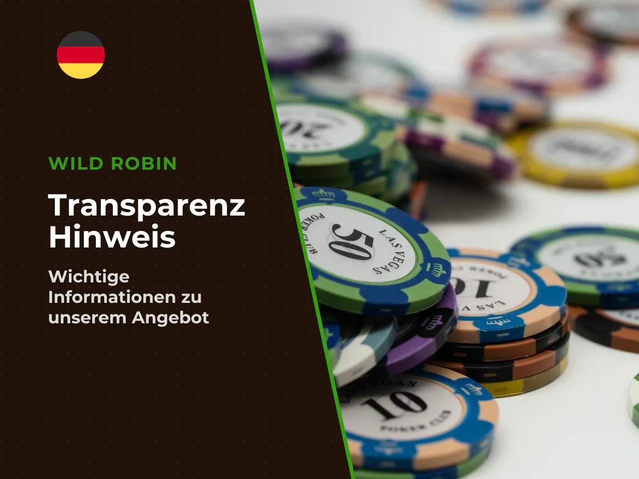 Wichtiger Verbraucher-Hinweis und Transparenz-Erklärung. Bonusangebote, Zahlungs