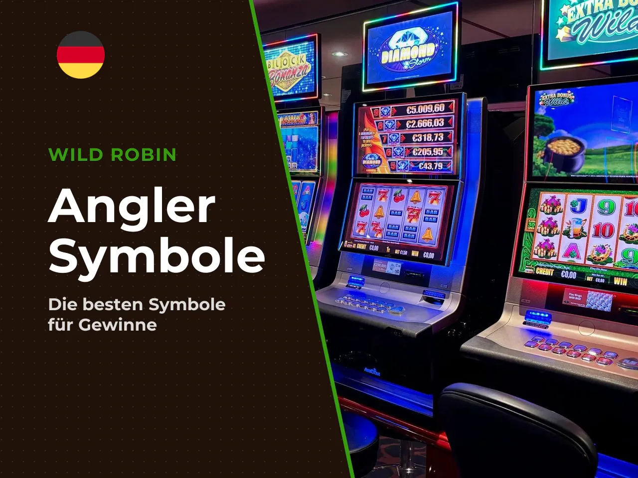 5 H3 Angler und Fisch-Symbole. Der