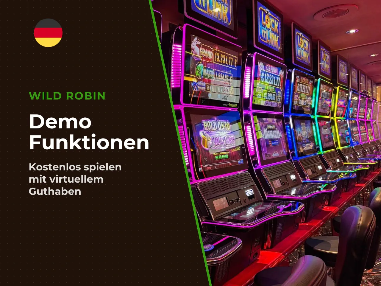 Features und Funktionen der Demo-Version. In