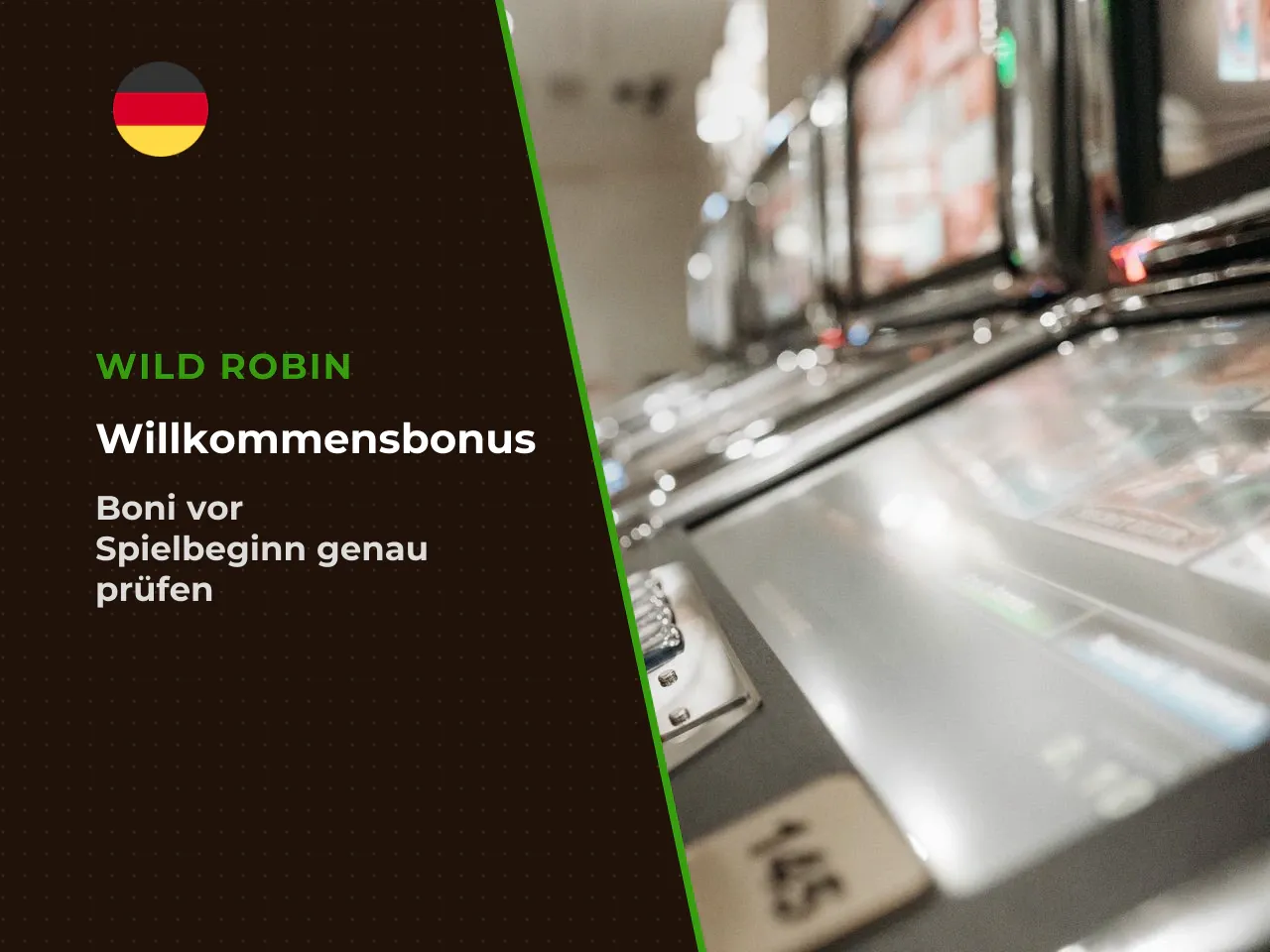 Angebot und Bonus vor dem Start