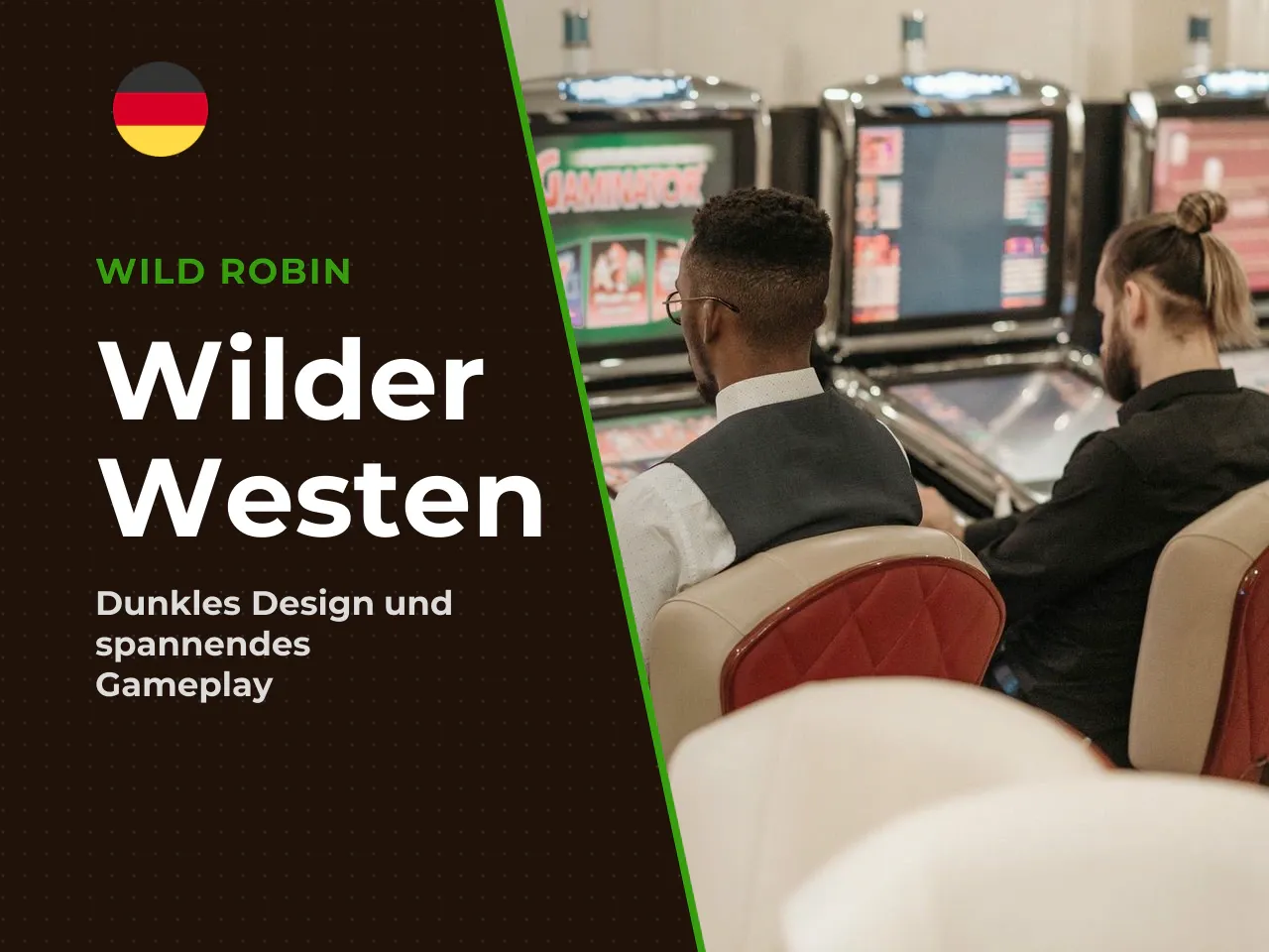 Wild-West-Thema, Design und Atmosphäre. Die visuelle