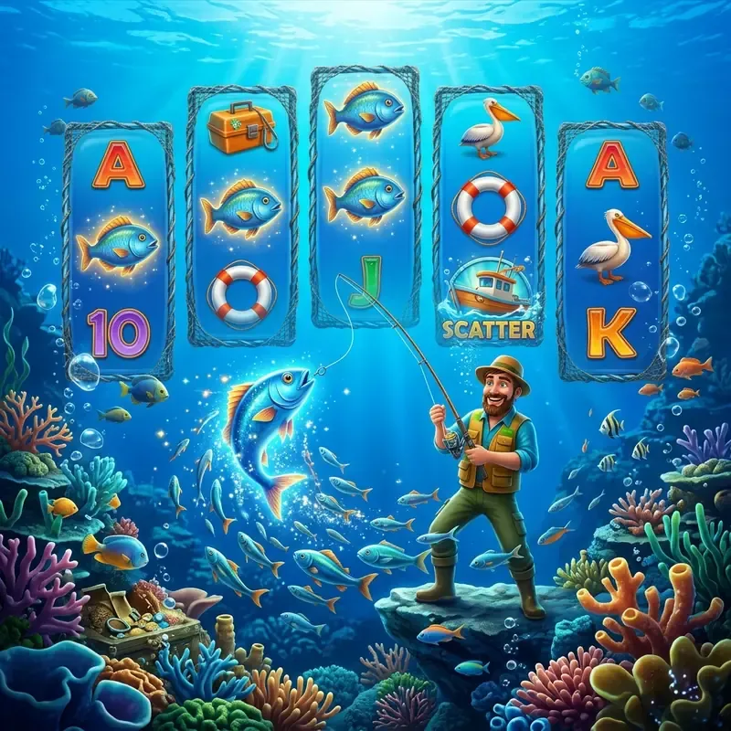 Fishin Frenzy spielen Slot online, Demo