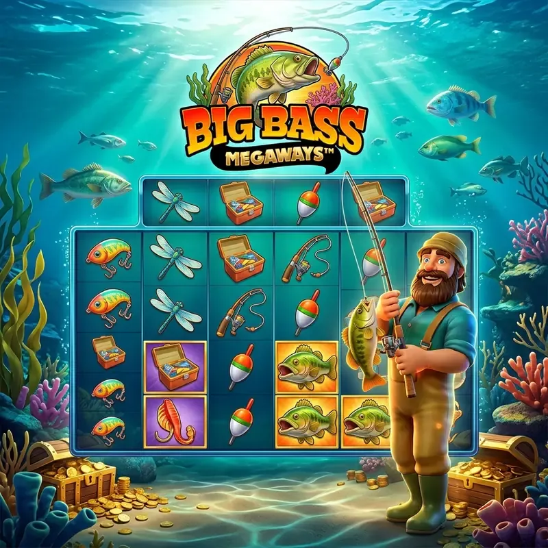 Big Bass Bonanza Megaways Demo-Slot, Boni