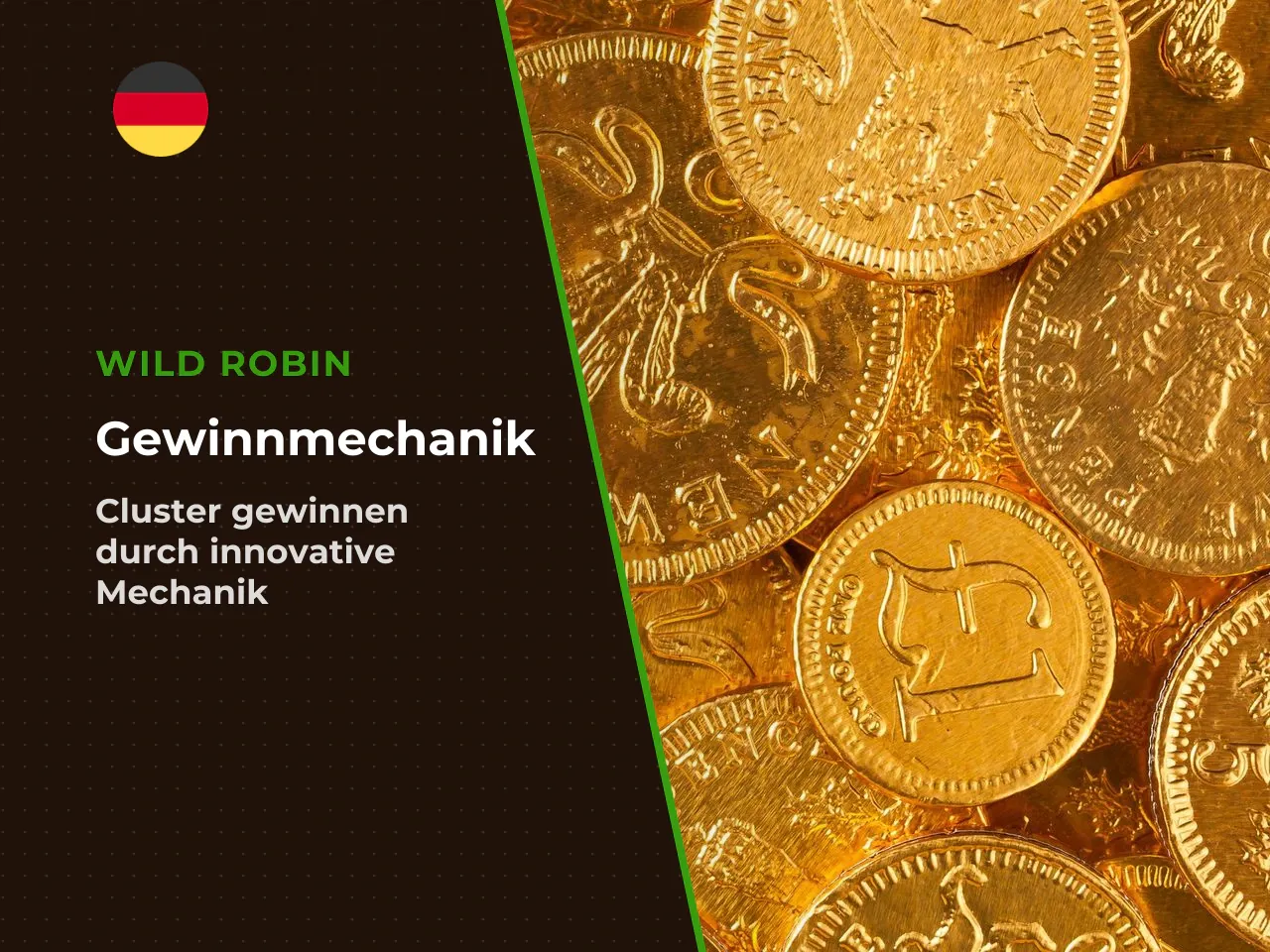 Gewinnkombinationen und Tumble-Prozess. Ein Gewinn win