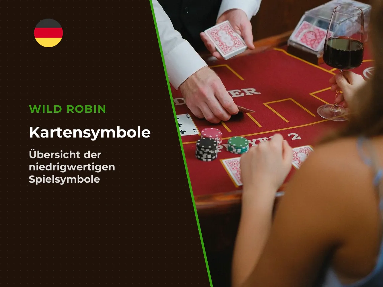 2. Niedrigwertige Kartensymbole - A, K
