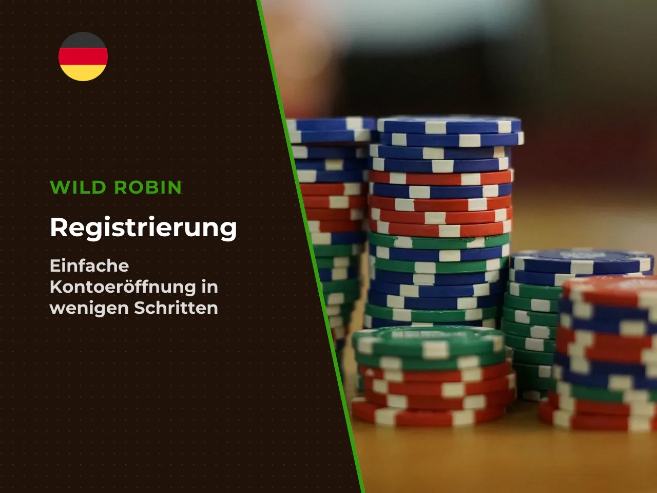 Schritt-für-Schritt-Aktivierung des Willkommensangebots. 1. Konto erstellen