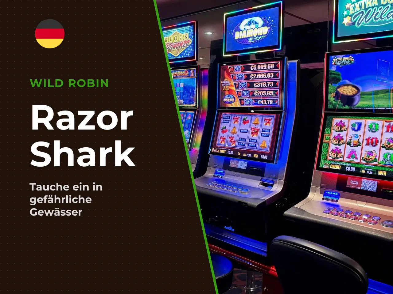 Unterwasserwelt und Spielidee von Razor Shark