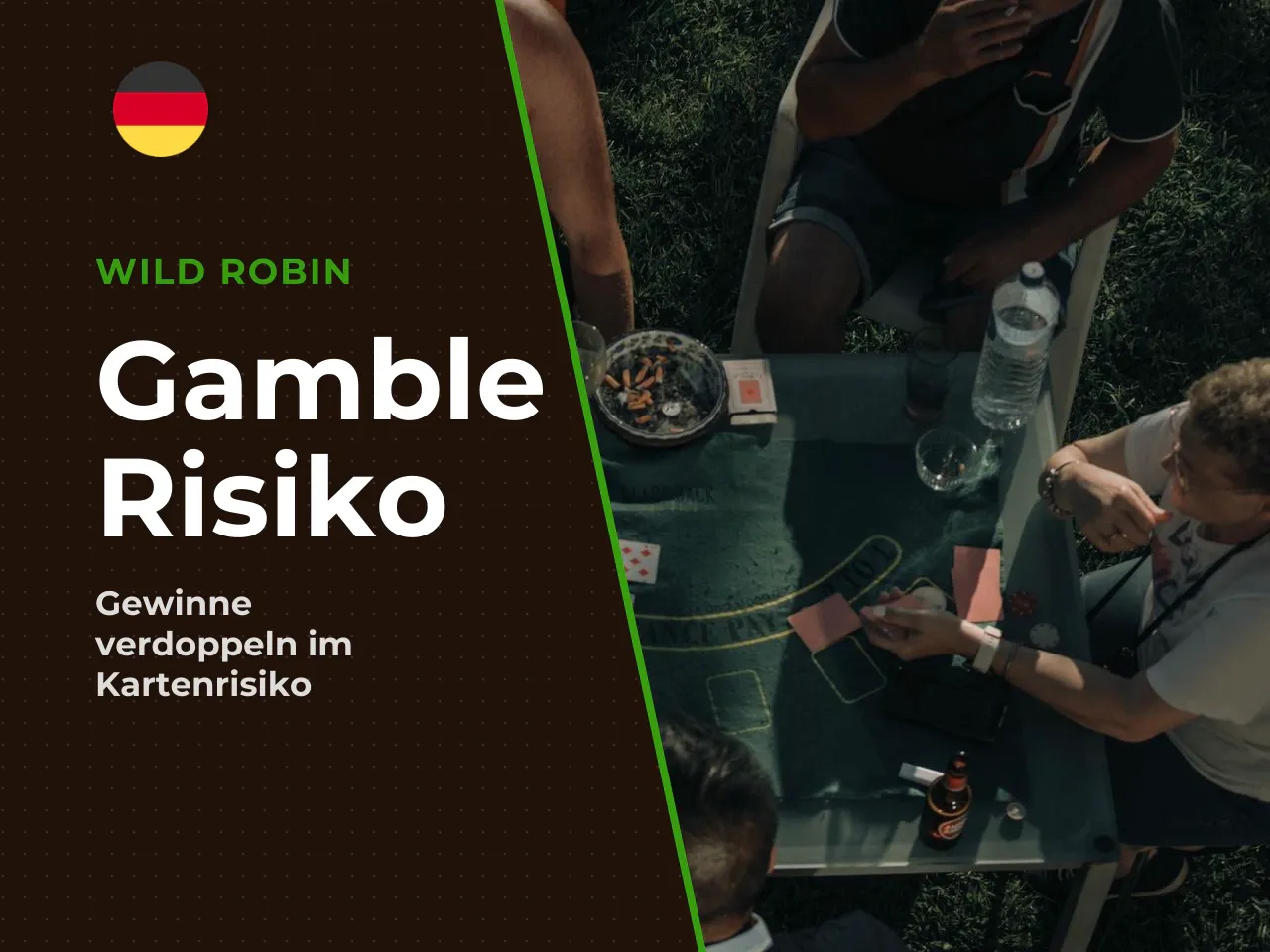 Risikoleiter nach Gewinnen Rot oder Schwarz