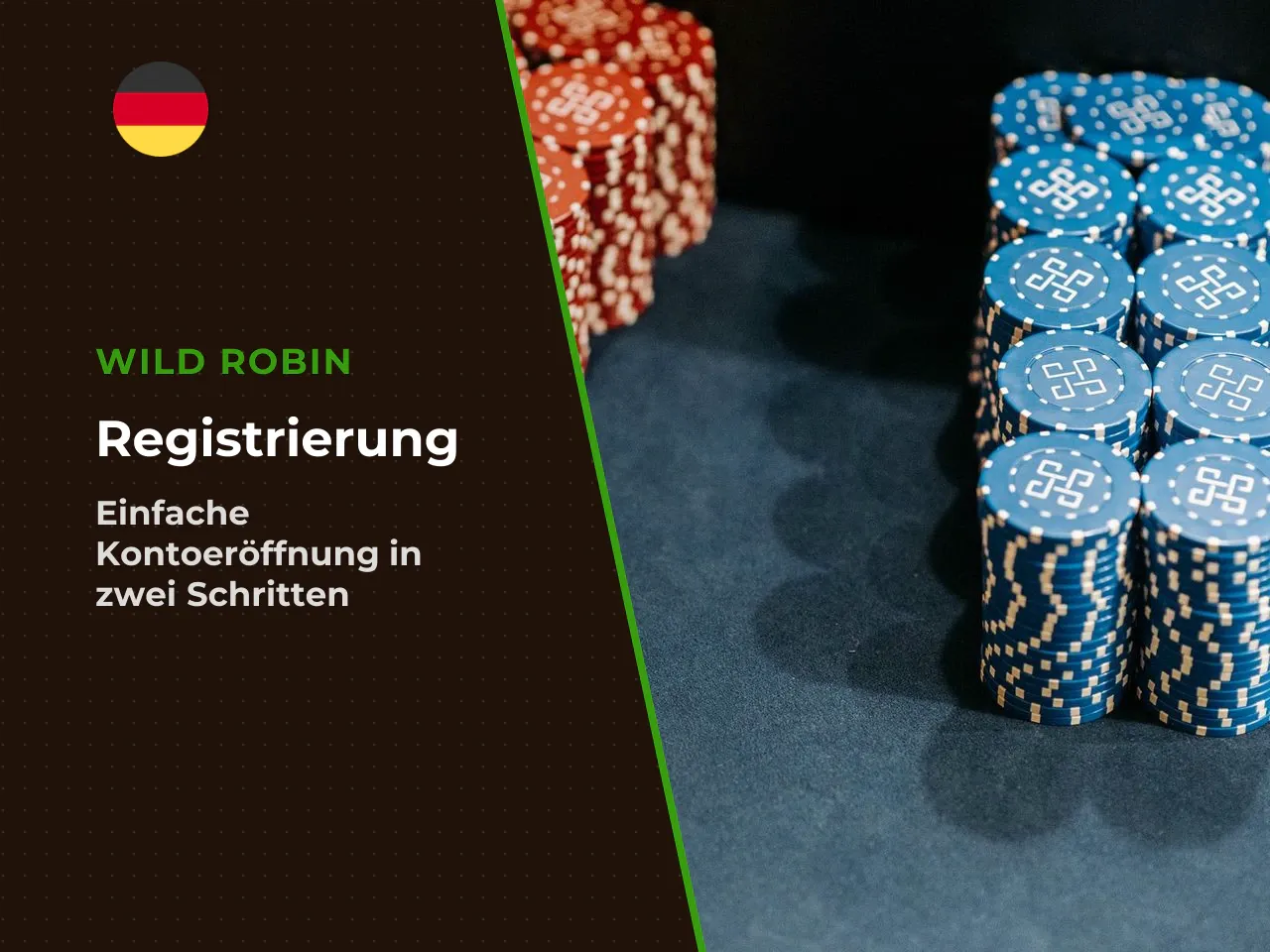 Der Registrierungsprozess ist in zwei Formularschritte